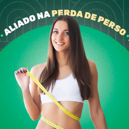 Mulher com fita métrica envolta da barriga