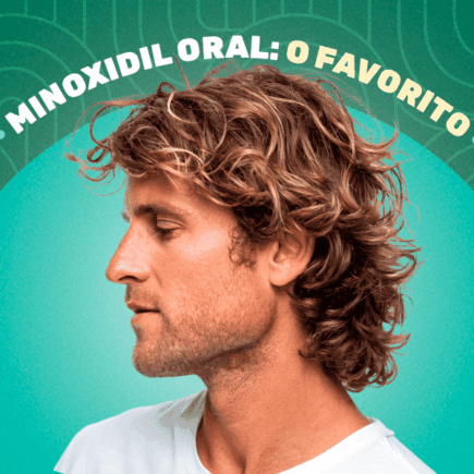 homem de lado com cabelo grande remetendo a minoxidil