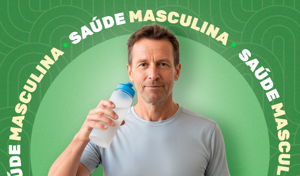 homem segurando garrafa de água